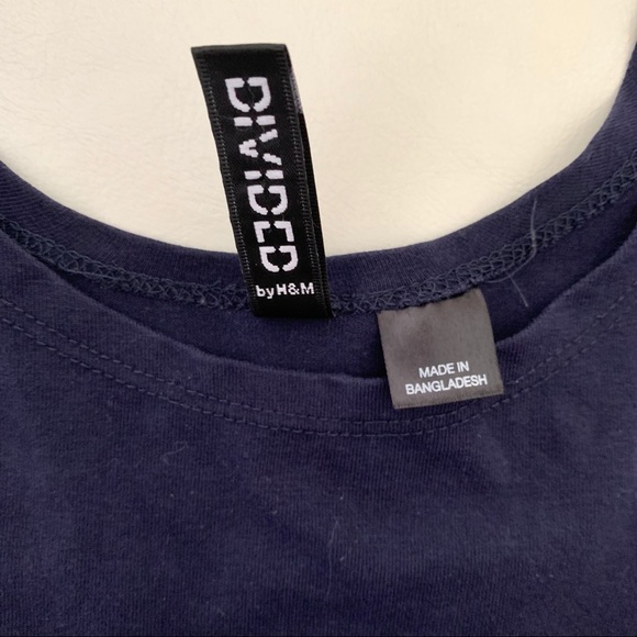 H&M Navy Blue Bodycon Dress - Picture 3 of 4